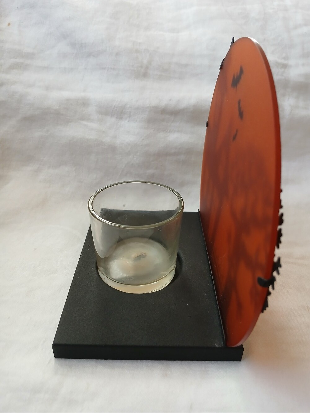 PartyLite Halloween Luminary Black Metal Votive Holder - Picture 5 of 11
